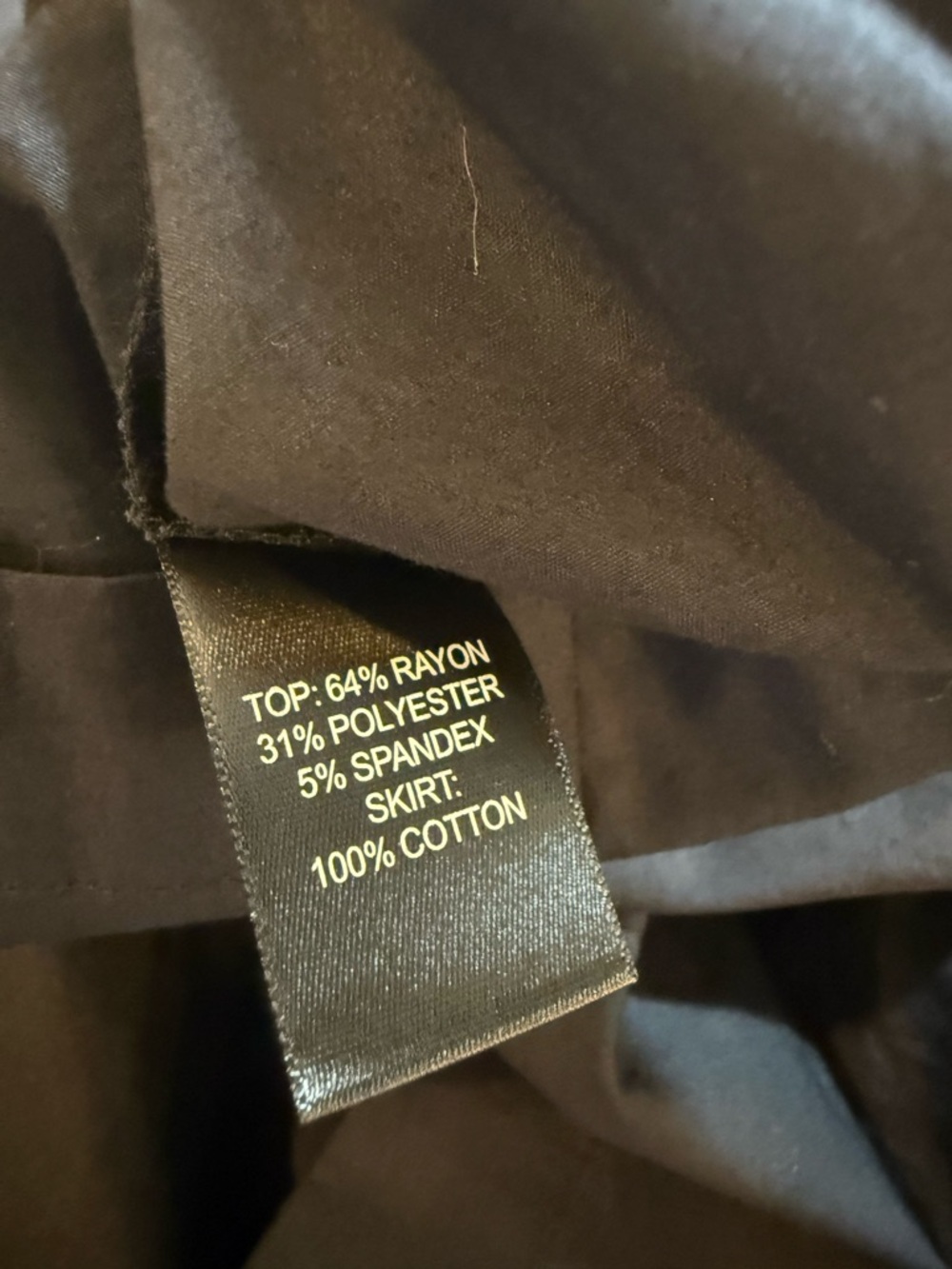 Nicole Miller NYC Black Cotton blend Strapless Midi Dress XL new w tags pockets - Picture 6 of 9